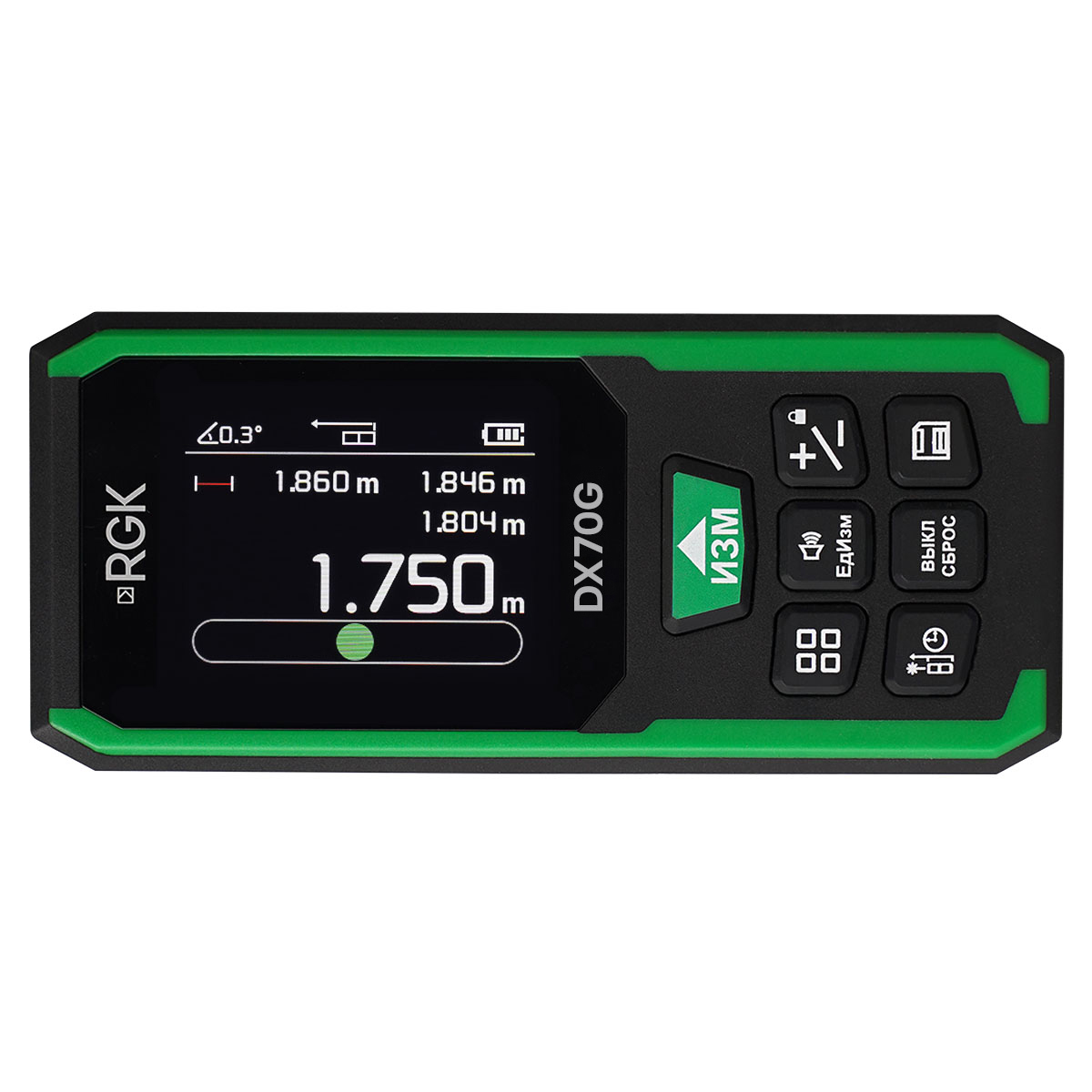 Лазерный дальномер RGK DX70G с поверкой - 4