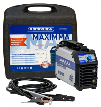 Сварочный инвертор Aurora MAXIMMA 1800 с аксессуарами в кейсе