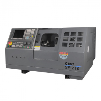 SP210 CNC Токарный станок с ЧПУ с горизонтальной станиной